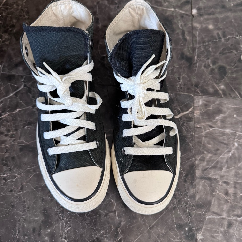 Converse Dual-Tone High-Tops in Black - Picture 5 of 6